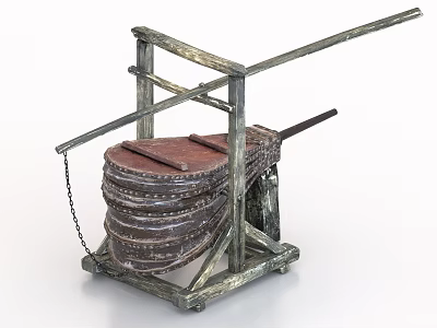ancient bellows retro bellows ancient blower 3d model