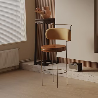 Modern Bar Chair 3d model
