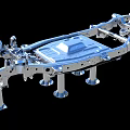 Car Chassis Metal Structure With Mechanical Components And Frame Design