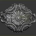 Ornate Stone Decorative Urn With Intricate Carvings Pedestal Base And Ornate Top