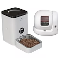 Automatic Pet Feeder And Modern Cat Litter Box With Smart Design Features 3d model