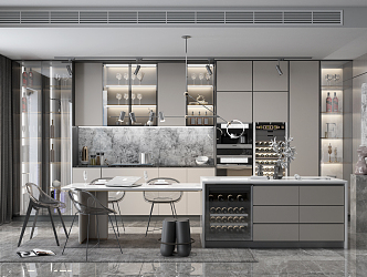 Modern Kitchen 3d model