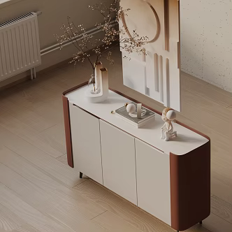 Modern Entrance Cabinet 3d model