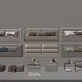 Modern Elegant Bedroom Interior Featuring Stylish Headboards Nightstands Decorative Pillows And Soft Furnishings