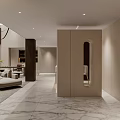 Modern Basement Interior With Sofas And Pendant Lights