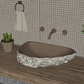 Modern wash basin wash basin 3d model