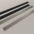 Long Strip Metal Furniture Handles In Various Colors With Textured Design