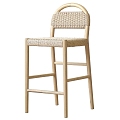 Woven Bar Chair 3d model