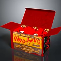 Open Red Explosive Weapon Box Containing VIMR12 SUPERDECK Detonators And Labels