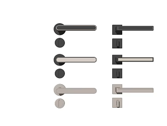 Modern Door Handle 3d model