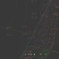 Aerial View Urban Planning Featuring River Green Spaces Road Network And Building Layout