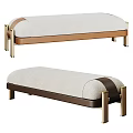 Modern Sofa Stool Low Stool Bench Bed End Stool 3d model