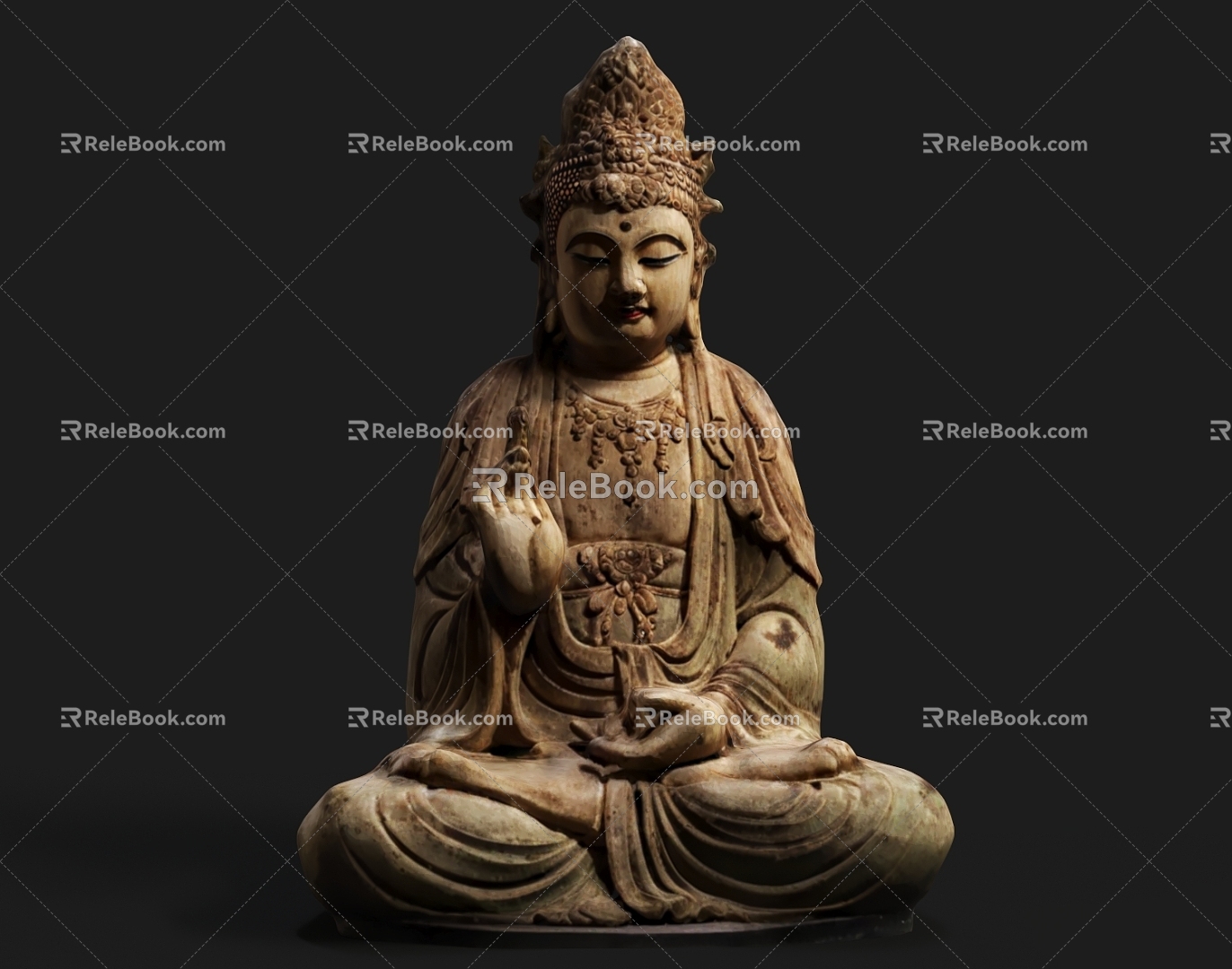 Buddha Buddha Buddha Bodhisattva Decoration Buddha Sakyamuni Big Buddha Religion Golden Buddha 3d model