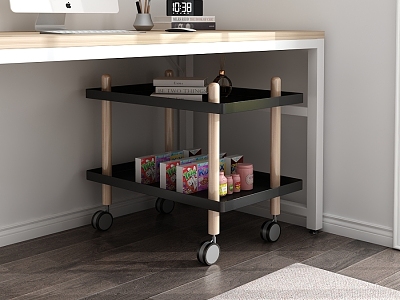 Mobile Storage Rack Side Snack Rack model