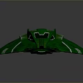 Green Interstellar Spaceship With Advanced Aerodynamic Design For Cosmic Travel