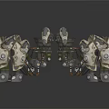 Industrial LOFT Robot Mechanical Monster Machine Dinosaur Mechanical Dinosaur Mechanical Monster 3d model