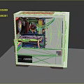 Modern host game host computer host high-end host 3d model