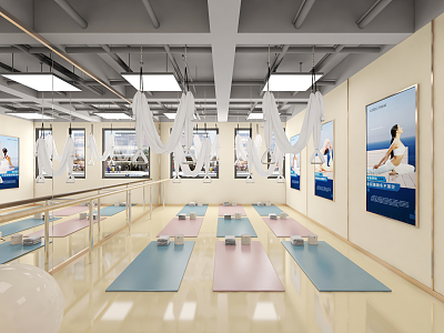 Modern Yoga Room model