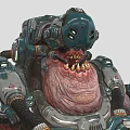 Monster Alien Cyber Giant Monster Game Characters Mutant Game Characters 3d model