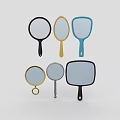 Various Design Hand Mirrors With Different Colors And Shapes For Daily Use