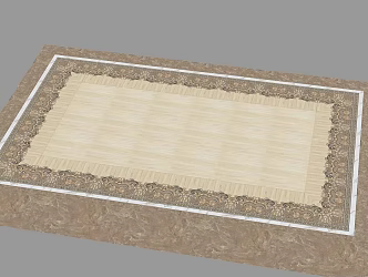 Light Luxury Retro Floor Tile Stitching Pattern Shape 3d model