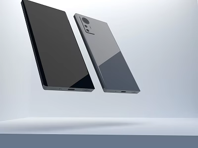 Modern Premium Smartphone Design With Dual Camera Setup And Large Display Screen 3d model