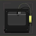 Modern printer three-axis printer CNC printer machining center CNC system 3d model