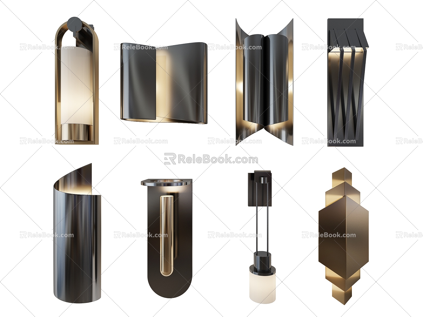 Modern wall lamp 3d model