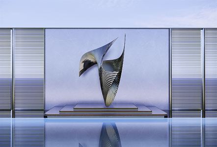 Modern City Sculpture Special-Shaped Sculpture Abstract Landscape Sculpture Creative Landscape Sculpture Art Sculpture Features Sculpture Ornaments 3d model