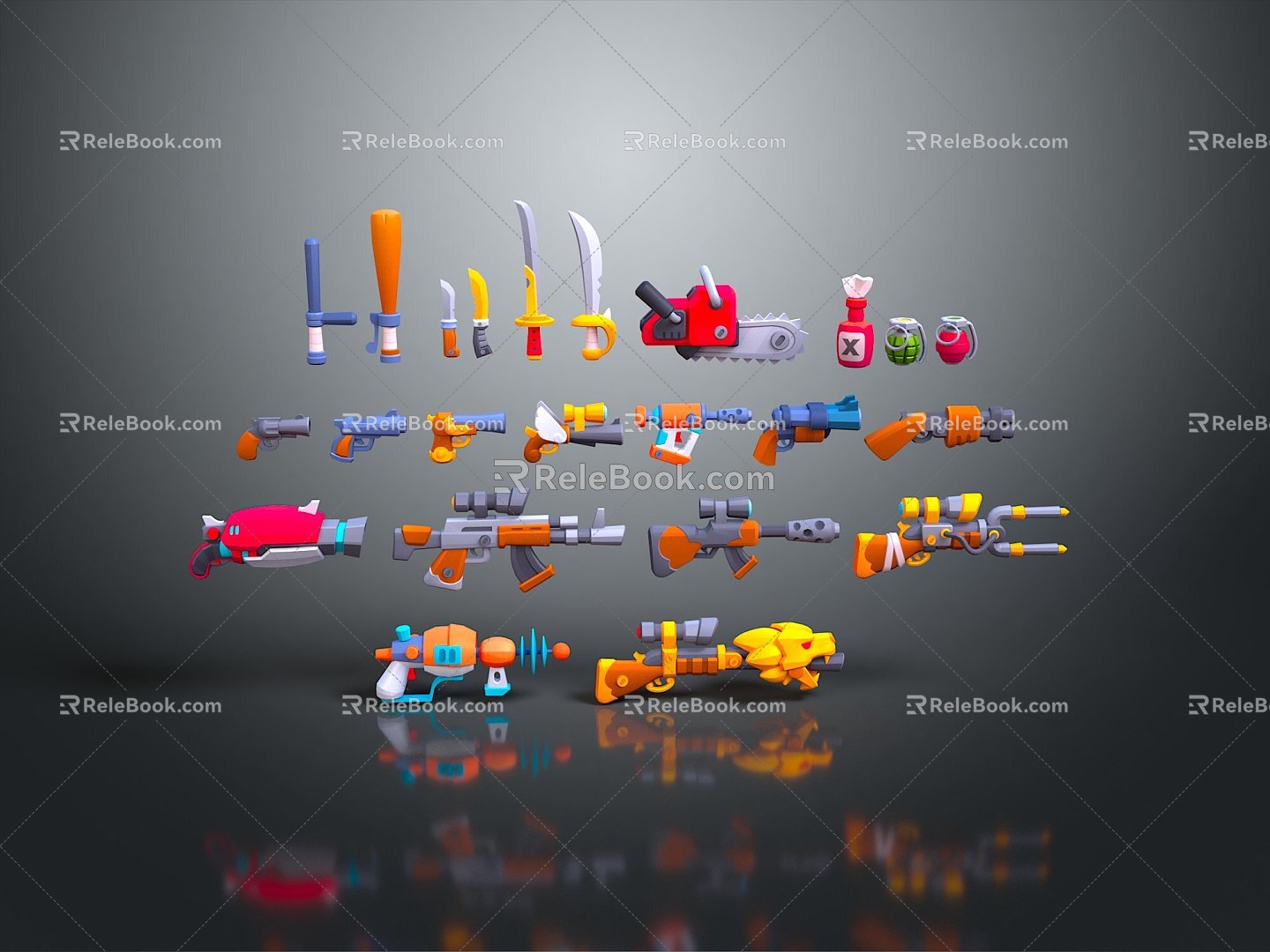 Toy gun bubble gun water gun children's toy toy children's toy gun toy water gun pistol 3d model