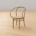 Comfortable Modern Wicker Leisure Chair With Simple Wooden Frame And Ergonomic Design