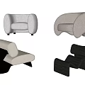 Modern Single Sofa Collection With Unique Shapes And Various Stylish Designs