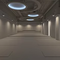 Indoor Fitness Training Studio With Colorful Markers And Gymnastics Equipment