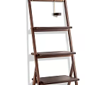 Elegant Modern Bookcases With Open Wooden Shelves And Decorative Items