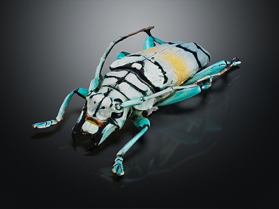 Modern-day beetle 3d model