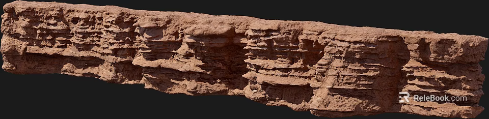 Stone and Wood with Natural Layered Texture for Rustic Interior Design 3d model