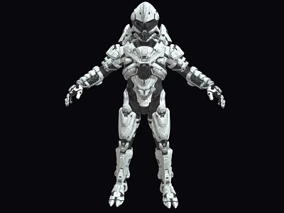 Imperial Soldier Imperial Guard Mecha Soldier Armor Soldier Mechanical War Police Future War Police Science Fiction Soldier Low Face Number Low Model Simple Model Movie Realistic 3d model