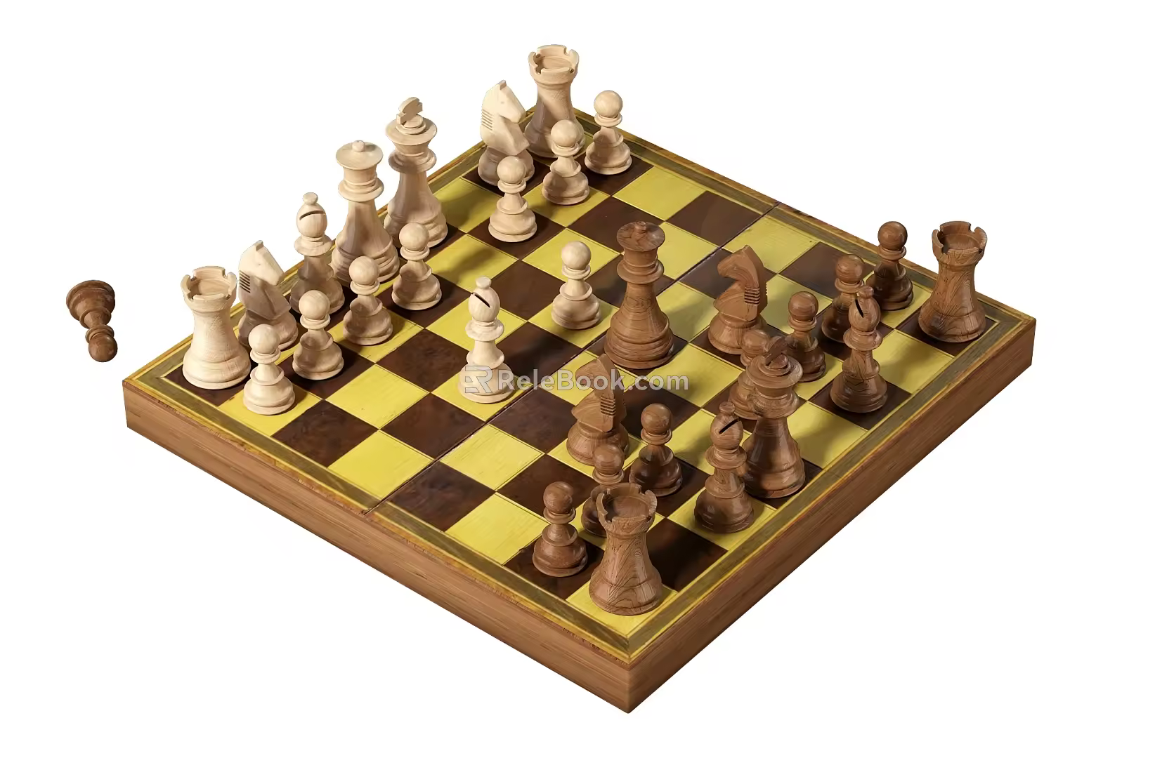Modern Chess 3d model