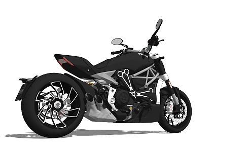 Modern Motorcycle Ducati 3d model