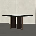 Round table 3d model