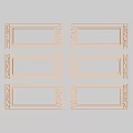 New Chinese-style lines carved 3d model