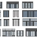 Various Modern Door And Window Designs With Different Architectural Styles