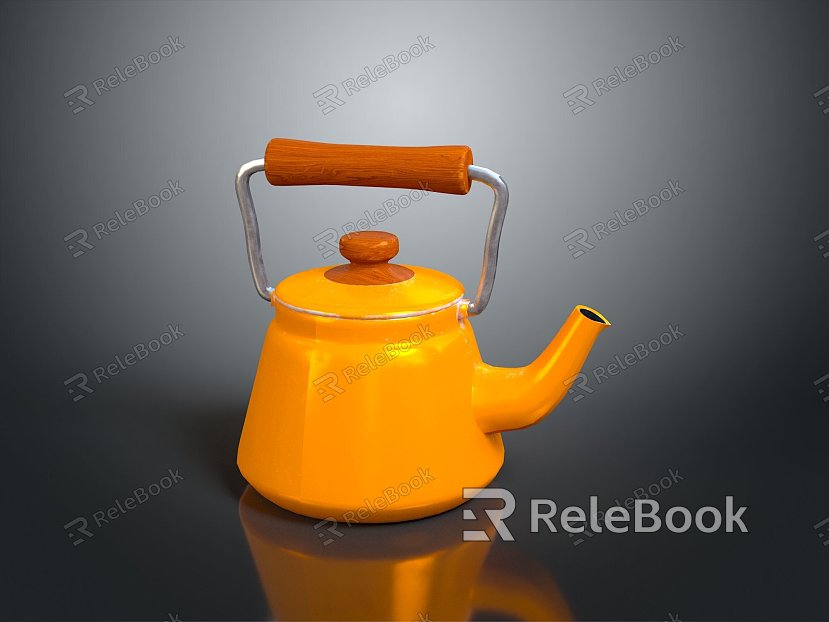 Copper Kettle Copper Kettle Kettle Kettle Teapot Old Kettle Kettle Realistic model