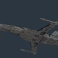 U.S. Air Force Military Fighter Jet With Sleek Silver Body And Cockpit Design