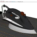 Modern Electric Iron Household Appliance With Non Stick Soleplate And Efficient Design For Home Use