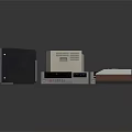Vintage Electronic Devices Collection Featuring Old Computers Monitors And Keyboards