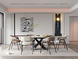 Modern Restaurant 3d model