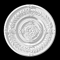 Carved Lamp Panels European-style Carved Building Components Gypsum Line Carved Corner Line Carved Craft Carved Silver Carved Corner Line 3d model