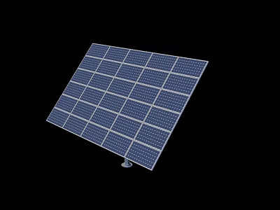 High Performance Photovoltaic Solar Panel As Industrial Renewable Energy Equipment 3d model