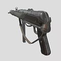 Machine Pistole mini submachine gun small submachine gun machine gun machine gun light machine gun low face number low model film and television level 3d model